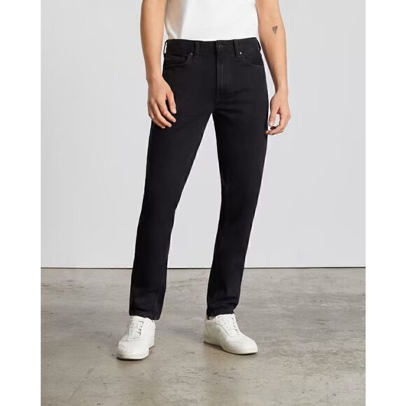 Everlane The Organic Cotton Slim Fit Jean Black Mens Size 33 x 30 NWT - Picture 2 of 12